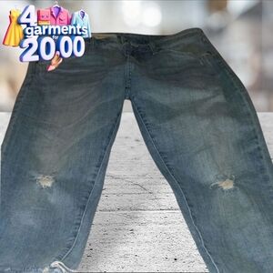 Anthropology pilcro and the letterpress distressed jeans